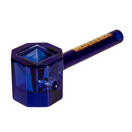 4.5" INFINITY BOWL OCTAGON SAPPHIRE BLUE HAND PIPE